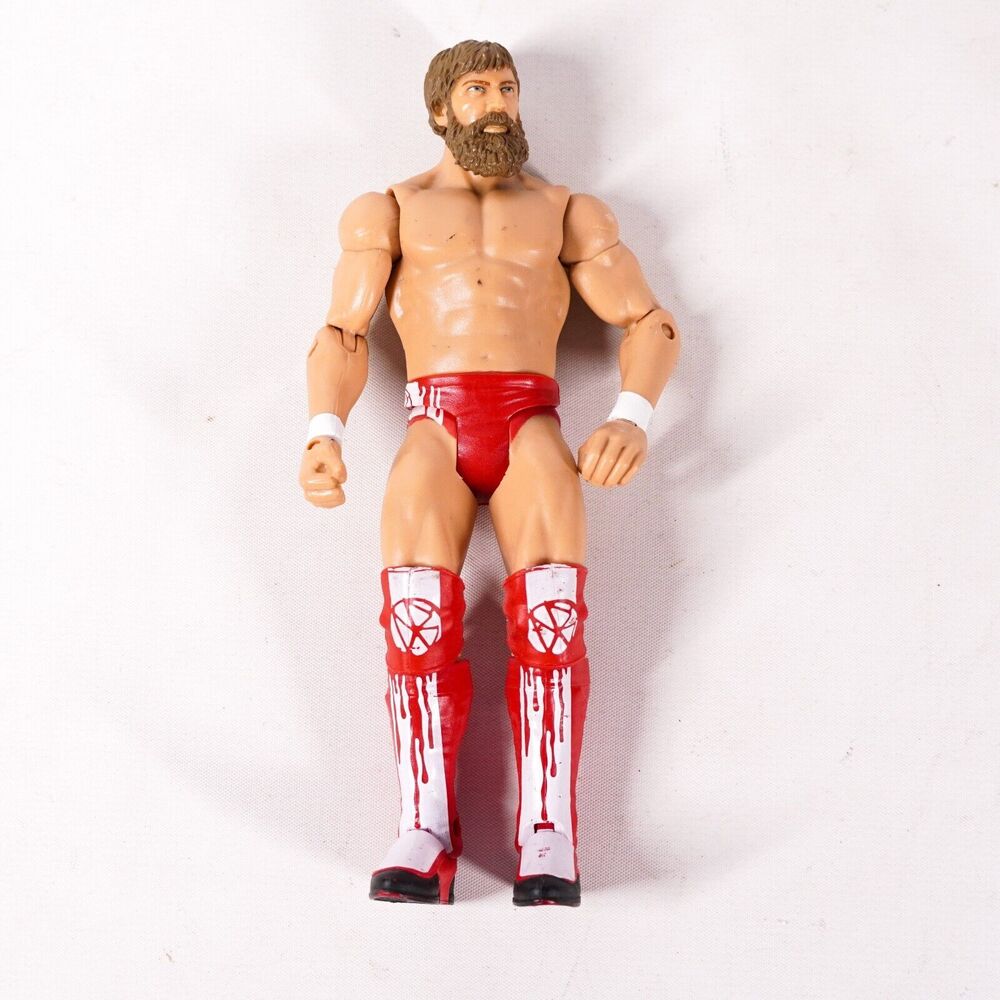 Mattel Daniel Bryan Figure WWE WWF Danielson Wrestling Wrestler Toy Figurine Red